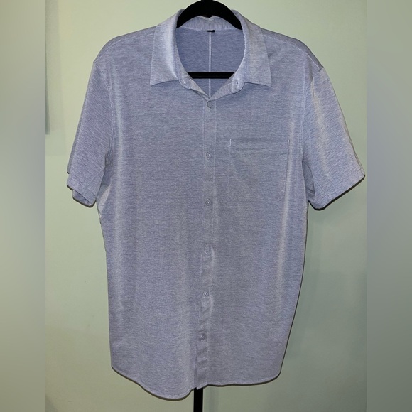 Lululemon Commission Short Sleeve Shirt
Harbor Blue / White | size XL - Picture 1 of 11
